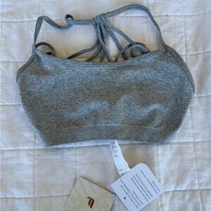 Gray Strappy Women's Bralette
